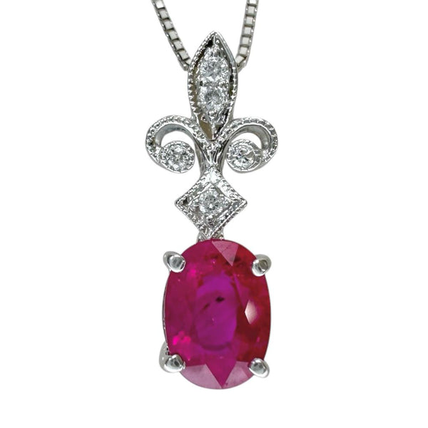 ルビー 1.13ct ダイヤモンド 0.04ct ネックレス K18WGホワイトゴールド 18金 45g 45cm レディース
【中古】【真子質店】【NN】




【IxTMa】