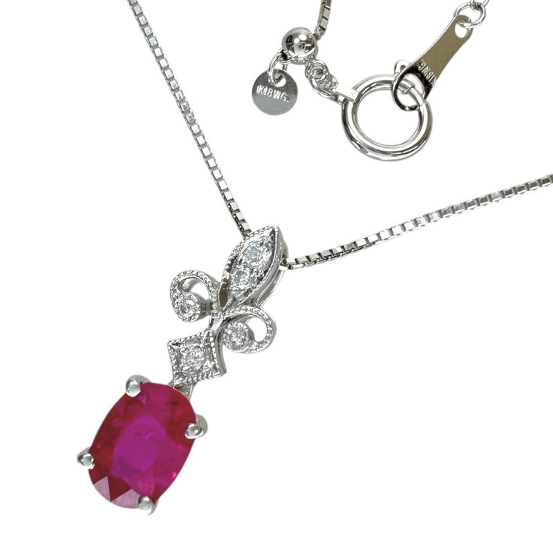 ルビー 1.13ct ダイヤモンド 0.04ct ネックレス K18WGホワイトゴールド 18金 45g 45cm レディース
【中古】【真子質店】【NN】




【IxTMa】