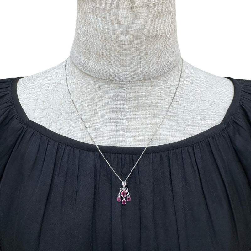 ルビー 計0.89ct ダイヤモンド 計0.06ct ネックレス K18WGホワイトゴールド 18金 2.9g 45cm レディース
【中古】【真子質店】【NN】




【MoTMi】