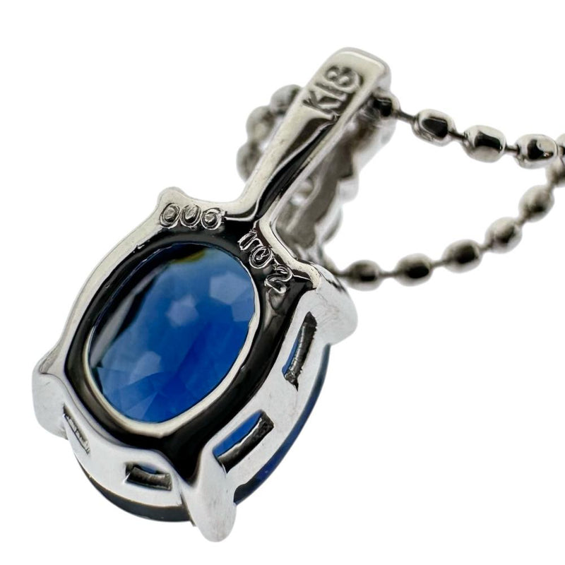 サファイア 1.02ct ダイヤモンド 計0.06ct ネックレス K18WGホワイトゴールド 18金 2.1g 40cm レディース
【中古】【真子質店】【NN】




【DYT】