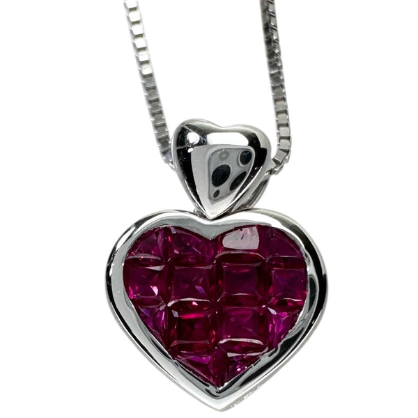 ハート リバーシブル ルビー 計1.00ct ダイヤモンド 計0.11ct ネックレス K18WGホワイトゴールド 18金 3.3g 40cm レディース
【中古】【真子質店】【NN】




【MoTMi】