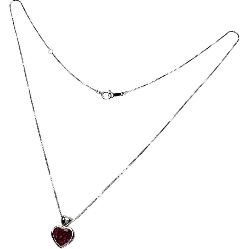 ハート リバーシブル ルビー 計1.00ct ダイヤモンド 計0.11ct ネックレス K18WGホワイトゴールド 18金 3.3g 40cm レディース
【中古】【真子質店】【NN】




【MoTMi】
