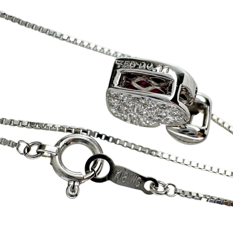 ハート リバーシブル ルビー 計1.00ct ダイヤモンド 計0.11ct ネックレス K18WGホワイトゴールド 18金 3.3g 40cm レディース
【中古】【真子質店】【NN】




【MoTMi】
