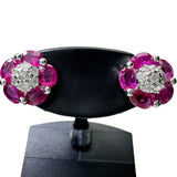 花モチーフ フラワーモチーフ ルビー 1.08×2ct ダイヤモンド 0.10×2ct ピアス K18WGホワイトゴールド 18金 2.2g レディース
【中古】【真子質店】【NN】




【MoMiMa】