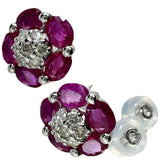 花モチーフ フラワーモチーフ ルビー 1.08×2ct ダイヤモンド 0.10×2ct ピアス K18WGホワイトゴールド 18金 2.2g レディース
【中古】【真子質店】【NN】




【MoMiMa】