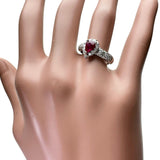 11.5号 ルビー 0.81ct ダイヤモンド 0.50ct リング・指輪 Pt900プラチナ 6.4g レディース
【中古】【真子質店】【NN】




【SSx】