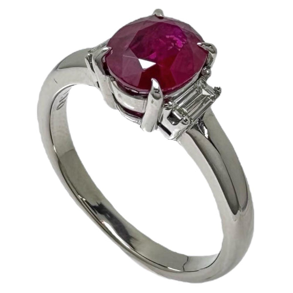 11号 ビルマ産ルビー 1.10ct ダイヤモンド 計0.17ct リング・指輪 Pt900プラチナ 5.1g レディース
【中古】【真子質店】【NN】




【IMoDx】