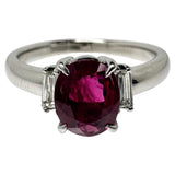 11号 ビルマ産ルビー 1.10ct ダイヤモンド 計0.17ct リング・指輪 Pt900プラチナ 5.1g レディース
【中古】【真子質店】【NN】




【IMoDx】