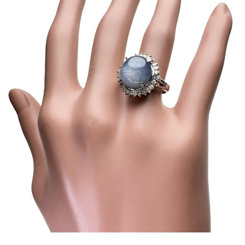 12.5号 スターサファイア（カボションカット） 13.60ct ダイヤモンド 0.45ct リング・指輪 Pt900プラチナ 9.8g レディース
【中古】【真子質店】【NN】




【MiMix】