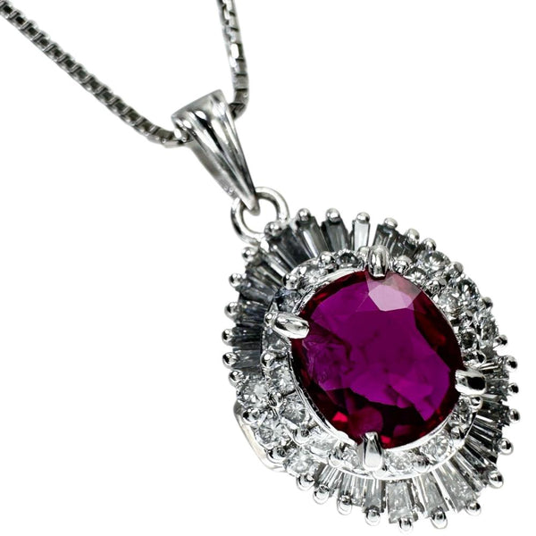 ルビー 1.04ct ダイヤモンド 計0.79ct ネックレス Pt900プラチナ/Pt850プラチナ 9.1g 40cm レディース
【中古】【真子質店】【NN】




【IxMax】