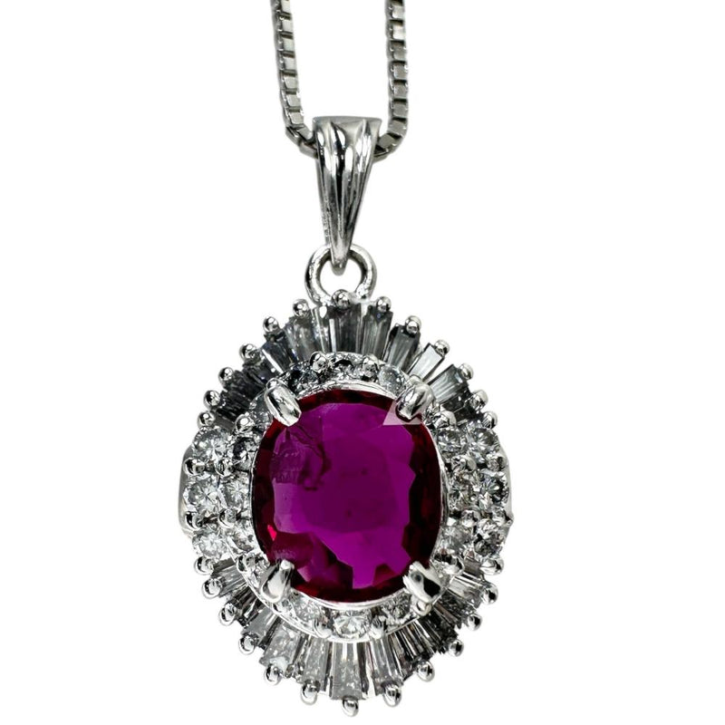 ルビー 1.04ct ダイヤモンド 計0.79ct ネックレス Pt900プラチナ/Pt850プラチナ 9.1g 40cm レディース
【中古】【真子質店】【NN】




【IxMax】