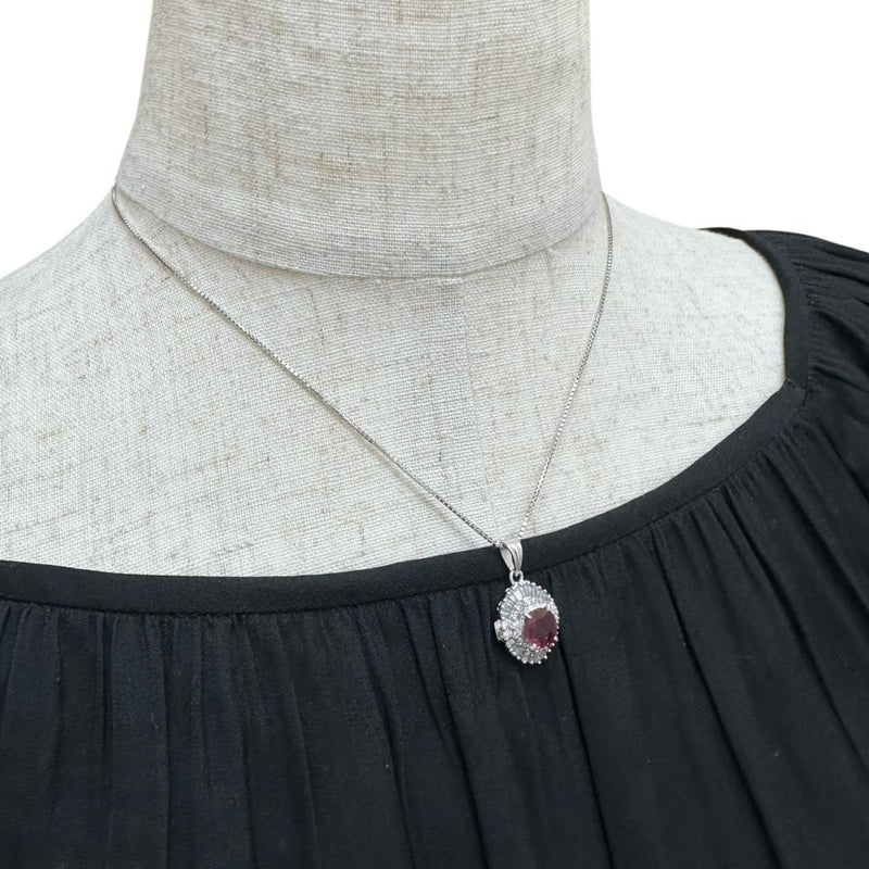 ルビー 1.04ct ダイヤモンド 計0.79ct ネックレス Pt900プラチナ/Pt850プラチナ 9.1g 40cm レディース
【中古】【真子質店】【NN】




【IxMax】