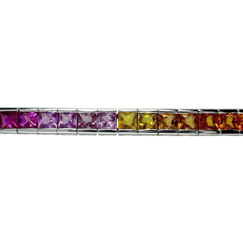 マルチカラー サファイア 9.66ct ブレスレット K18WGホワイトゴールド 18金 15.8g 17cm レディース
【中古】【真子質店】【NN】




【TTSS】