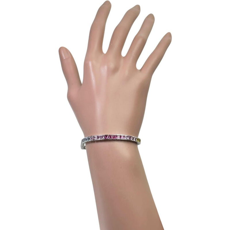 マルチカラー サファイア 9.66ct ブレスレット K18WGホワイトゴールド 18金 15.8g 17cm レディース
【中古】【真子質店】【NN】




【TTSS】