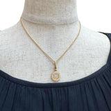 【BVLGARI/ブルガリ】 ブルガリブルガリ パヴェダイヤ ダイヤモンド ネックレス K18ゴールド 18金 10.1g 40.5cm レディース 【中古】【真子質店】【GD】 【ISYS】