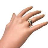 12.5号【CARTIER/カルティエ】 トリニティ リング・指輪 K18YGイエローゴールド 18金/K18WGホワイトゴールド 18金/K18PGピンクゴールド 8.3g #51 レディース 【中古】【真子質店】【GD】 【ITIx】