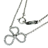 【TIFFANY&Co./ティファニー】 ペーパーフラワー ダイヤモンド ネックレス Pt950プラチナ 2.9g 41.0cm レディース 【中古】【真子質店】【GD】 【IISS】