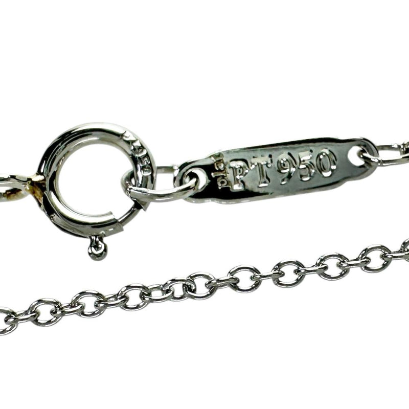 【TIFFANY&Co./ティファニー】 ペーパーフラワー ダイヤモンド ネックレス Pt950プラチナ 2.9g 41.0cm レディース 【中古】【真子質店】【GD】 【IISS】
