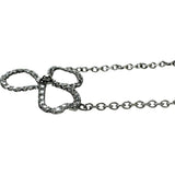 【TIFFANY&Co./ティファニー】 ペーパーフラワー ダイヤモンド ネックレス Pt950プラチナ 2.9g 41.0cm レディース 【中古】【真子質店】【GD】 【IISS】