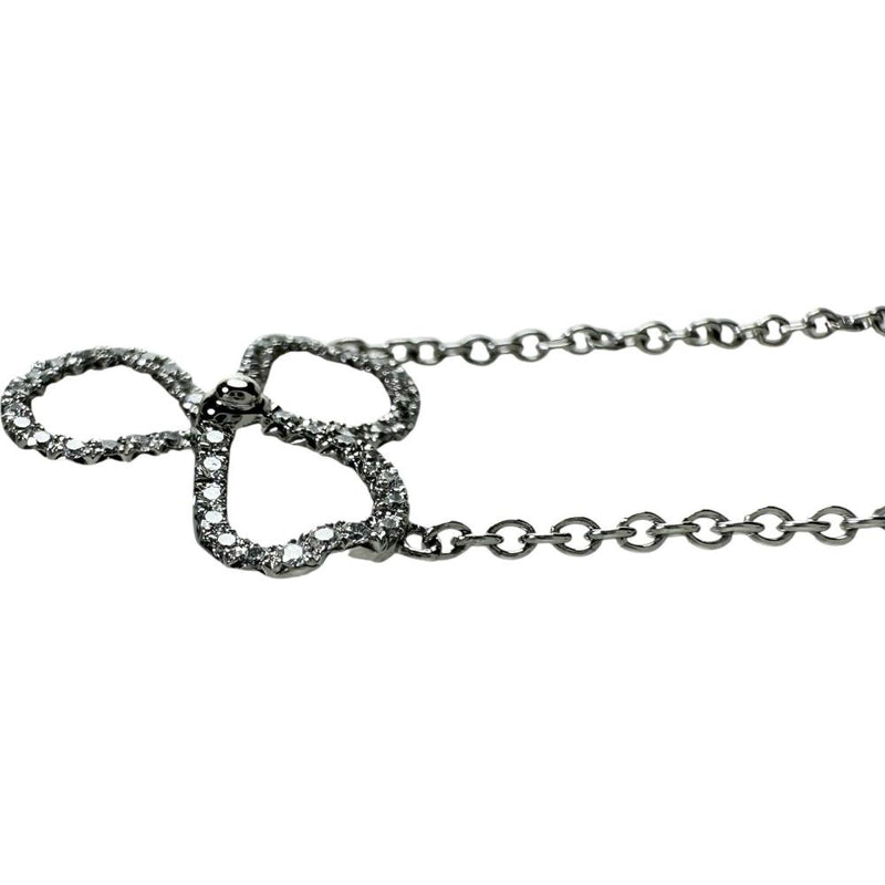 【TIFFANY&Co./ティファニー】 ペーパーフラワー ダイヤモンド ネックレス Pt950プラチナ 2.9g 41.0cm レディース 【中古】【真子質店】【GD】 【IISS】