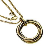 【CARTIER/カルティエ】 トリニティ ラージ 現行モデル ネックレス K18ゴールド 18金/YG/WG/PG 20.3g 53.0cm B7224813 レディース 【中古】【真子質店】【GD】 【DMoIx】