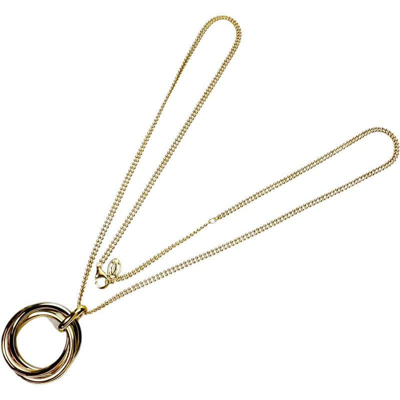 【CARTIER/カルティエ】 トリニティ ラージ 現行モデル ネックレス K18ゴールド 18金/YG/WG/PG 20.3g 53.0cm B7224813 レディース 【中古】【真子質店】【GD】 【DMoIx】