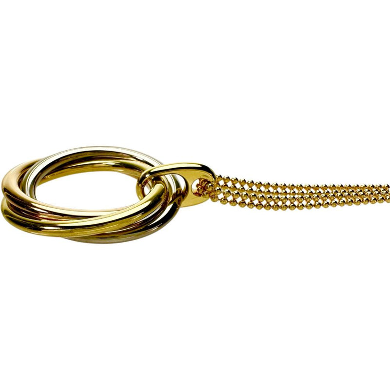 【CARTIER/カルティエ】 トリニティ ラージ 現行モデル ネックレス K18ゴールド 18金/YG/WG/PG 20.3g 53.0cm B7224813 レディース 【中古】【真子質店】【GD】 【DMoIx】
