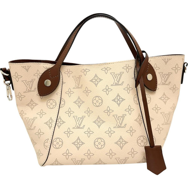【LOUIS VUITTON/ルイ・ヴィトン】 マヒナ ヒナPM M54351 2WAYショルダーバッグ ハンドバッグ レザー ガレ（ベージュ）/シルバー金具 レディース【中古】【真子質店】【BL】 【TxYMi】