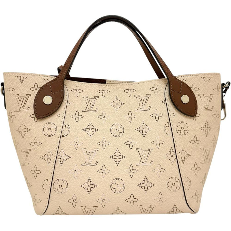 【LOUIS VUITTON/ルイ・ヴィトン】 マヒナ ヒナPM M54351 2WAYショルダーバッグ ハンドバッグ レザー ガレ（ベージュ）/シルバー金具 レディース【中古】【真子質店】【BL】 【TxYMi】
