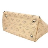 【LOUIS VUITTON/ルイ・ヴィトン】 マヒナ ヒナPM M54351 2WAYショルダーバッグ ハンドバッグ レザー ガレ（ベージュ）/シルバー金具 レディース【中古】【真子質店】【BL】 【TxYMi】