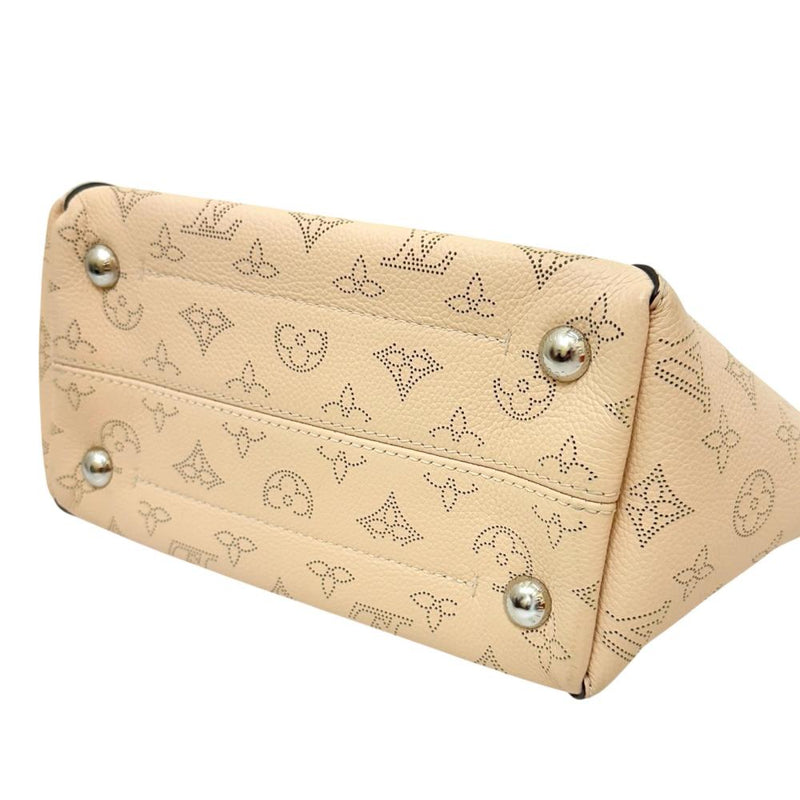 【LOUIS VUITTON/ルイ・ヴィトン】 マヒナ ヒナPM M54351 2WAYショルダーバッグ ハンドバッグ レザー ガレ（ベージュ）/シルバー金具 レディース【中古】【真子質店】【BL】 【TxYMi】