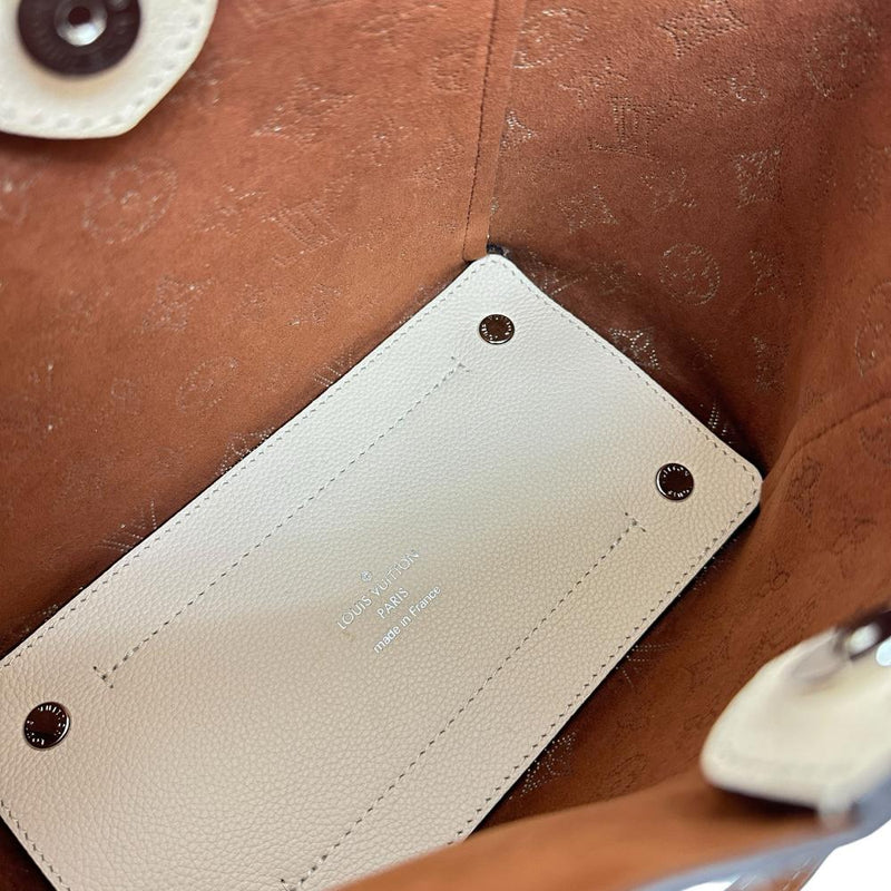 【LOUIS VUITTON/ルイ・ヴィトン】 マヒナ ヒナPM M54351 2WAYショルダーバッグ ハンドバッグ レザー ガレ（ベージュ）/シルバー金具 レディース【中古】【真子質店】【BL】 【TxYMi】