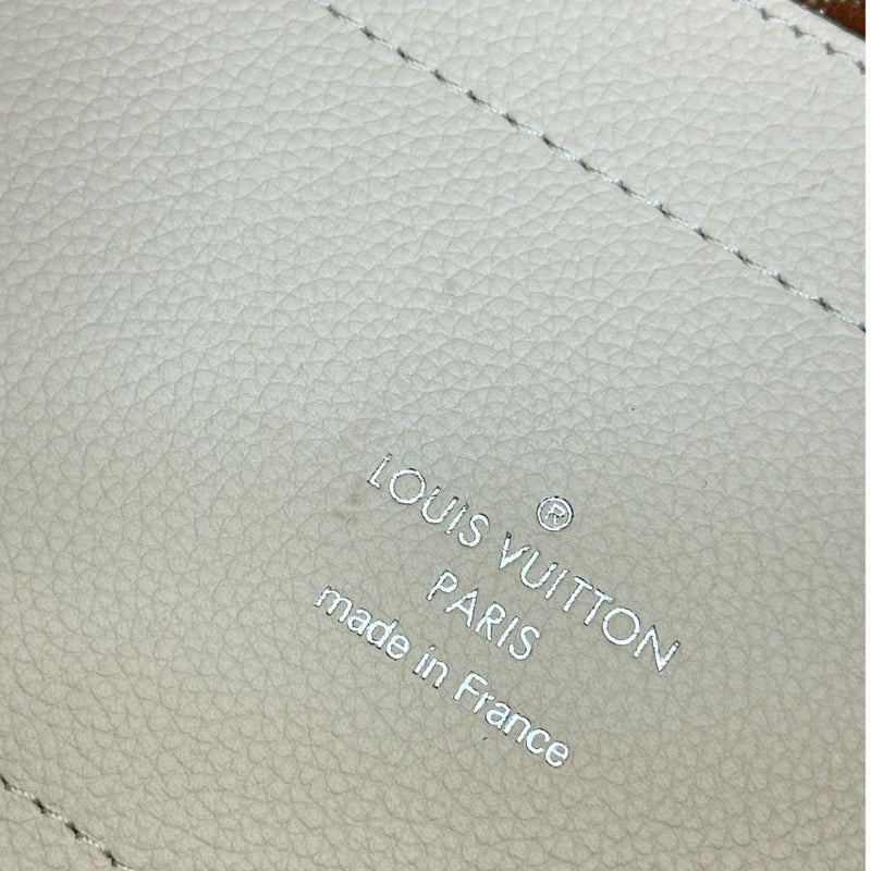 【LOUIS VUITTON/ルイ・ヴィトン】 マヒナ ヒナPM M54351 2WAYショルダーバッグ ハンドバッグ レザー ガレ（ベージュ）/シルバー金具 レディース【中古】【真子質店】【BL】 【TxYMi】