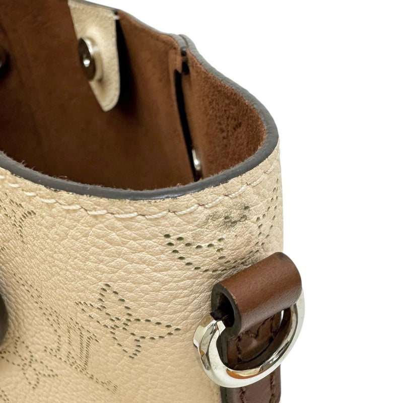 【LOUIS VUITTON/ルイ・ヴィトン】 マヒナ ヒナPM M54351 2WAYショルダーバッグ ハンドバッグ レザー ガレ（ベージュ）/シルバー金具 レディース【中古】【真子質店】【BL】 【TxYMi】