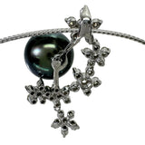 オメガネック ブラックパール（黒蝶真珠）12mm ダイヤモンド 1.10ct ネックレス K18WGホワイトゴールド 18金 13.9g 40cm レディース
【中古】【真子質店】【NN】




【IMiIMo】