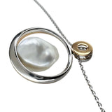 白蝶真珠(バロックパール） ダイヤモンド 計0.10ct ネックレス K18PGピンクゴールド 18金/K18WGホワイトゴールド 18金 10.4g 46cm レディース
【中古】【真子質店】【NN】




【SYMi】