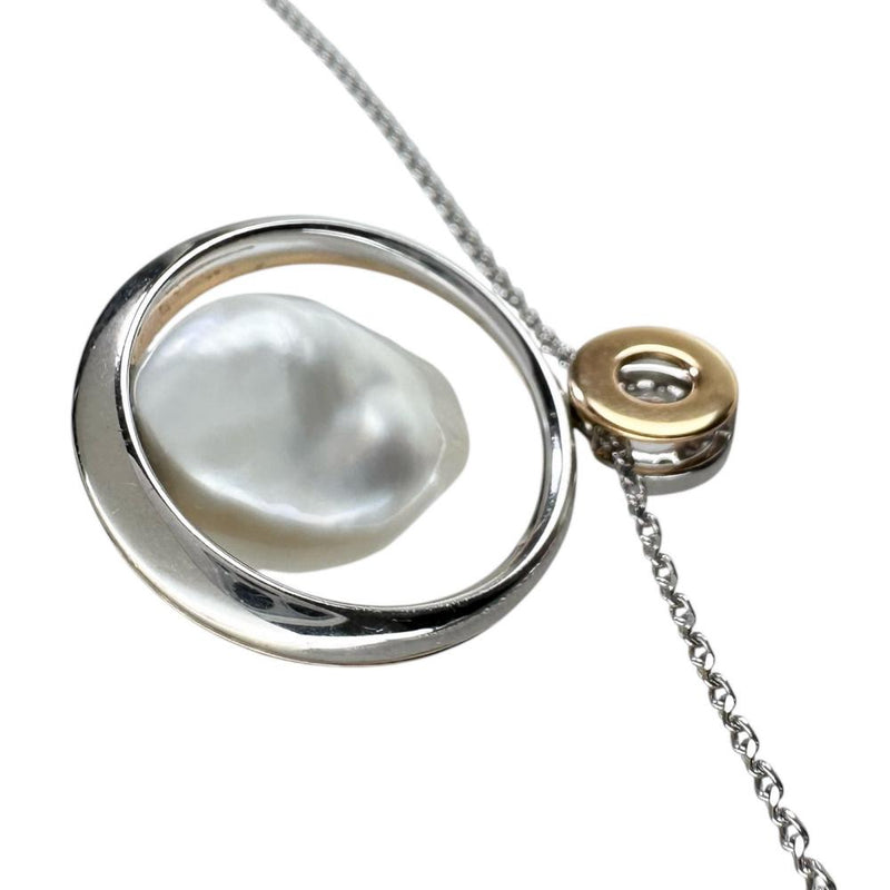 白蝶真珠(バロックパール） ダイヤモンド 計0.10ct ネックレス K18PGピンクゴールド 18金/K18WGホワイトゴールド 18金 10.4g 46cm レディース
【中古】【真子質店】【NN】




【SYMi】