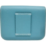 【HERMES/エルメス】 HERMES コンスタンス スリム コンパクト財布 コインケース レザー ニューブルージーン/エバーカラー レディース【中古】【真子質店】【BL】 【Txxx】