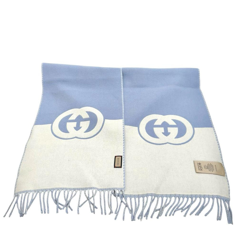 【GUCCI/グッチ】 715497 インターロッキングG マフラー ウール/カシミヤ ブルー/アイボリー レディース【中古】【真子質店】【GD】




【Mox】
