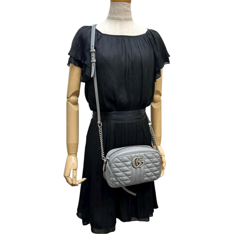 【GUCCI/グッチ】 カメラバッグ GGマーモント 447632 キルティング ショルダーバッグ レザー グレー レディース【中古】【真子質店】【BL】




【SKx】