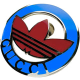 【GUCCI/グッチ】 GUCCI×adidas ピンバッチ マルチカラー ブローチ 真鍮 16.3g レディース 【中古】【真子質店】【GD】 【Max】