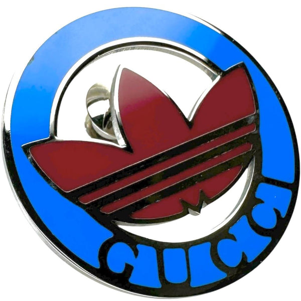 【GUCCI/グッチ】 GUCCI×adidas ピンバッチ マルチカラー ブローチ 真鍮 16.3g レディース 【中古】【真子質店】【GD】 【Max】