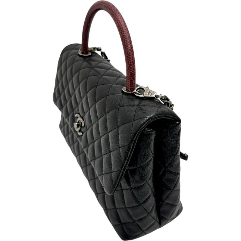 【CHANEL/シャネル】 ココハンドル32 2WAYバッグ リザード ハンドバッグ キャビアスキン ブラックレザー/シルバー金具 レディース【中古】【真子質店】【BL】




【DDxx】