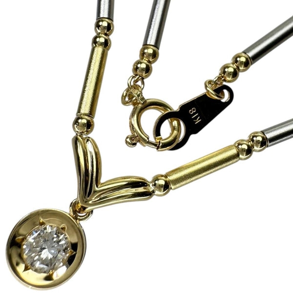 ダイヤモンド 0.311ct ネックレス K18ゴールド 18金/Pt850プラチナ 11.0g 40cm レディース
【中古】【真子質店】【NN】




【IxTx】
