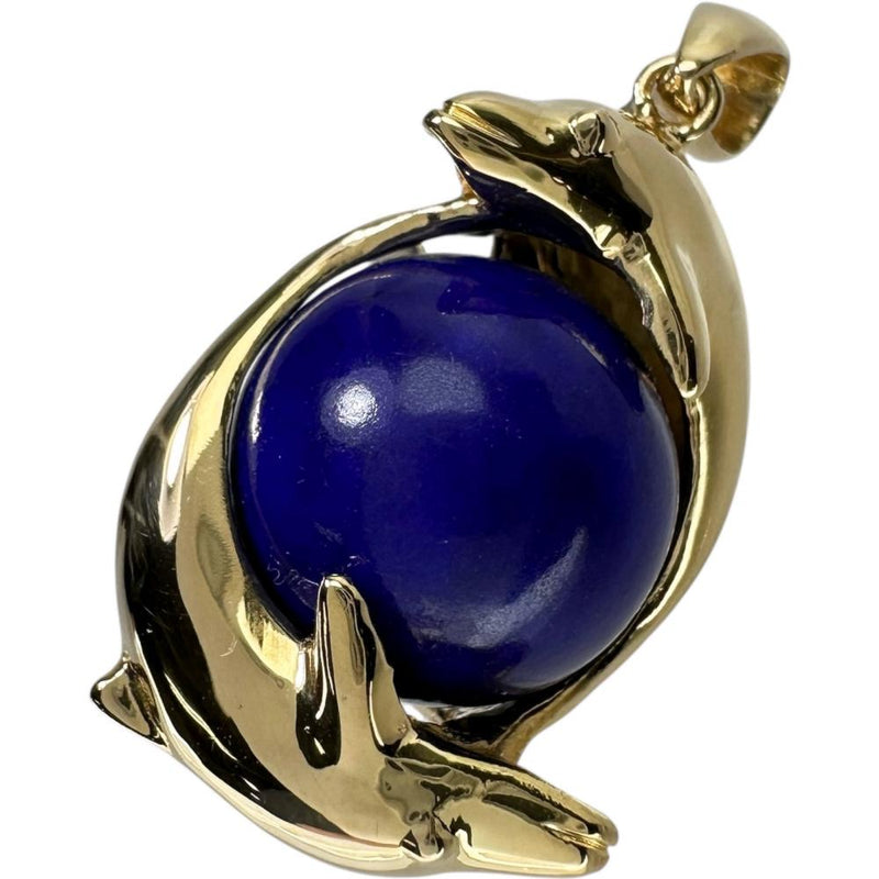 イルカデザイン ラピスラズリ ペンダントトップ K18ゴールド 18金 6.8g レディース
【中古】【真子質店】【NN】




【MaMax】