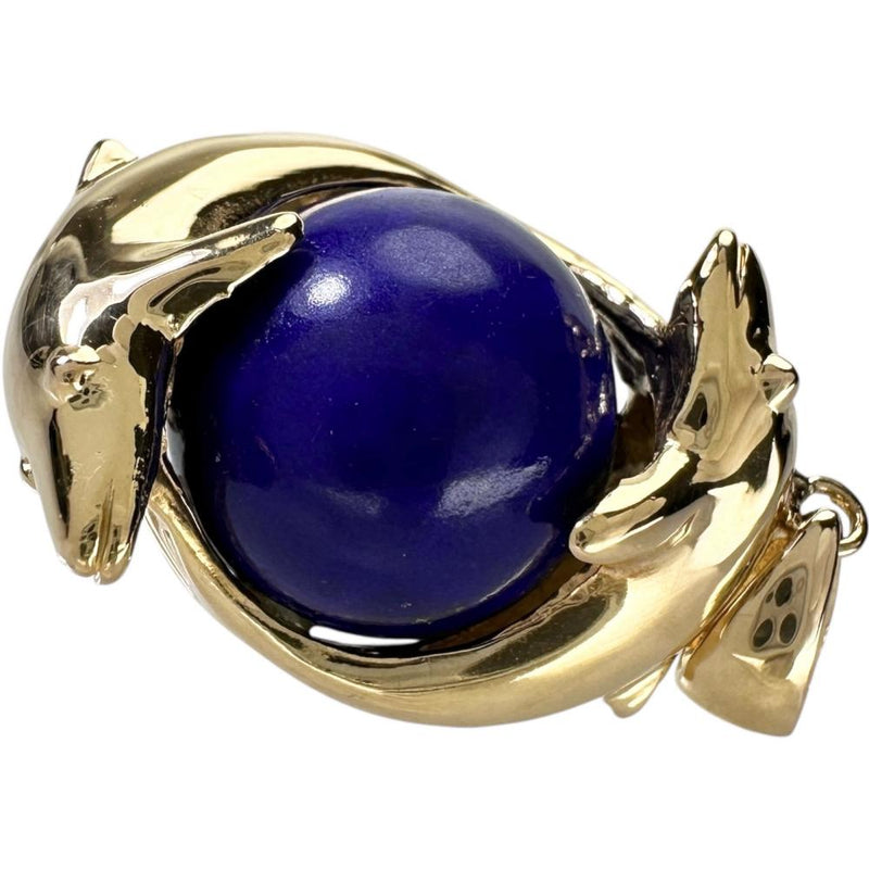 イルカデザイン ラピスラズリ ペンダントトップ K18ゴールド 18金 6.8g レディース
【中古】【真子質店】【NN】




【MaMax】