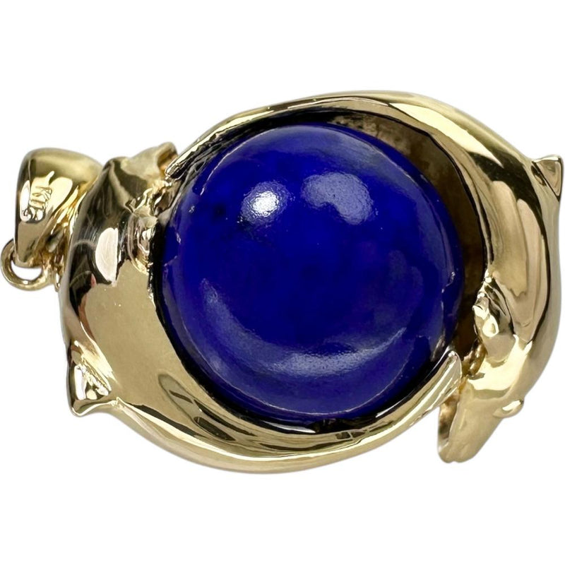 イルカデザイン ラピスラズリ ペンダントトップ K18ゴールド 18金 6.8g レディース
【中古】【真子質店】【NN】




【MaMax】