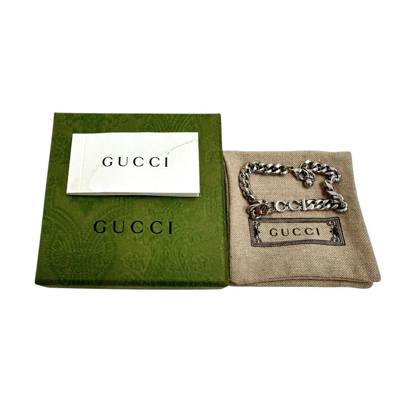 【GUCCI/グッチ】 ロゴ 喜平型 ブレスレット メタル 15.3g 17.5cm M シルバー ユニセックス
【中古】【真子質店】【GD】




【Txx】