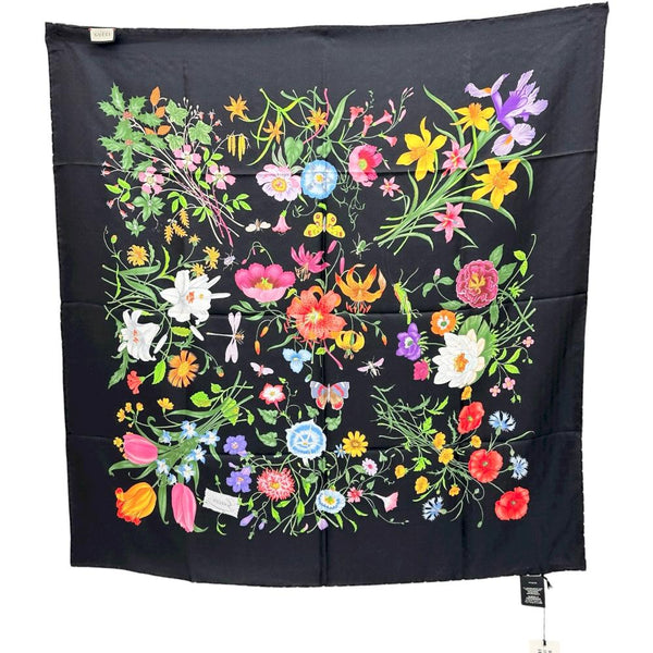 【GUCCI/グッチ】 スカーフ フラワー ストール シルク100％ ブラック/マルチカラー レディース【中古】【真子質店】【GD】




【IMox】
