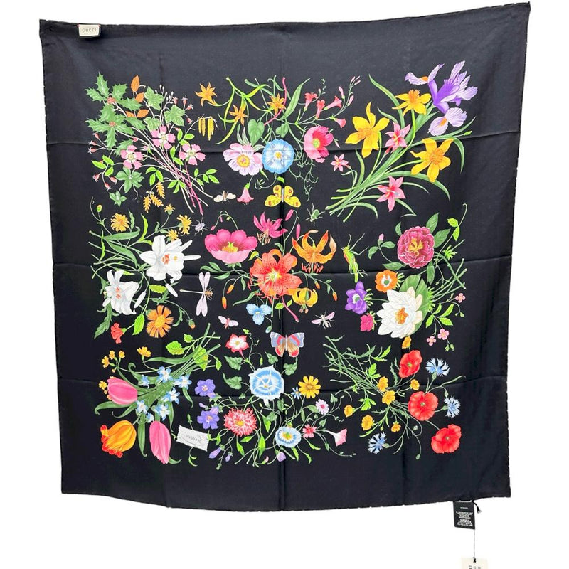 【GUCCI/グッチ】 スカーフ フラワー ストール シルク100％ ブラック/マルチカラー レディース【中古】【真子質店】【GD】




【IMox】